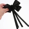 thumbnail image 6 of GAXIRE Brooch Necktie for Women Black 1Pack Elegant Bow Brooch for Weddings, 6 of 8