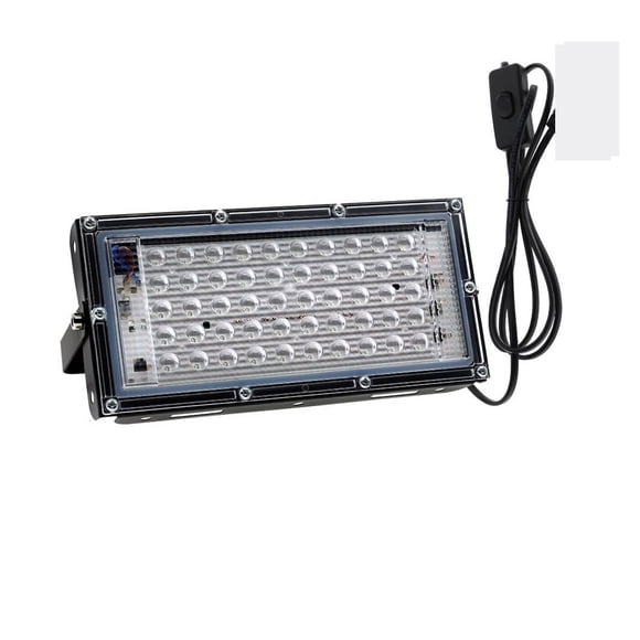 Lumière Noire d'Extérieur à DEL UV 100 W 200 W 300 W Étanche pour Danse en Sta, Lumière Noire Ultraviolette, Projecteur pour Lueur dans la Déco de Fête, Grand Application