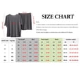 thumbnail image 2 of Migroa Mens Matching Pajama Set 2 Piece Short Sleeve Shirt Lounge Pants Soft Breathable Sleepwear Perfect Matching Loungewear for Summer Nights Green Xl, 2 of 6