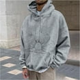 thumbnail image 1 of Sudadera con capucha para hombre, sudadera con capucha con letras estampadas, jersey de manga larga, sudadera con capucha para hombre, abrigo de poliéster, 1 of 5