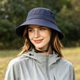 thumbnail image 2 of Waterproof Sun Hat, Rain Hat for Women, UPF 50+ UV Protection, Wide Brim, Packable, Lightweight, Fishing Hat for Hiking, Travel, 2 of 8