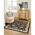 thumbnail image 5 of Rugs.com Neda Collection Rug – 8 Ft Square Navy Blue Low Rug Perfect For Living Rooms, Kitchens, Entryways, 5 of 5