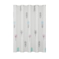 thumbnail image 2 of Cortina de ducha de poliéster | Tela suave, impermeable y repelente al agua con estampado de hojas | Ojales resistentes a la oxidación, fácil de instalar | Ideal para baño, inodoro, biombo,, 2 of 6