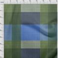 thumbnail image 4 of oneOone Cotton Poplin Twill Medium Blue Fabric Check Craft Projects Decor Fabric Printed By The Yard 56 Inch Wide, 4 of 4