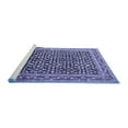 thumbnail image 2 of Ahgly Company Machine Washable Indoor Rectangle Persian Blue Traditional Area Rugs, 2' x 5', 2 of 4