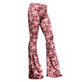 thumbnail image 4 of Jxximdong Leggings for Women Retro Hippie High Waisted Wide Leg With Pockets Long Flare Pants High Waisted Yoga Pants Red XL Yoga Pants, 4 of 4