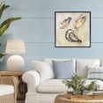 thumbnail image 2 of Stupell Industries Oyster Trio on Beige Black Framed Giclee Art design by CAD, 24 x 24, 2 of 8