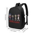 thumbnail image 2 of Mochila de viaje Gorillaz para portátil, resistente al agua, con puerto de carga USB, ideal para la universidad y la escuela, para hombre y mujer., 2 of 5