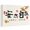 Beige, variant on 10" x 8" Chinese Calligraphy Canvas Wall Art for Living Room, Oriental Vintage Orange Fruit Leaf Beige Poster Print Painting for Nightstand Bathroom Collage Decoration Wall Pictures Prepare To Hang
