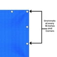 thumbnail image 3 of COVERS&ALL Insulated Tarps in Multiple Sizes Waterproof Tarpaulin - 100% Weather Resistant Industrial Tarps - Perfect for Commercial & Industrial Use (25' H x 30' W Feet), 3 of 8