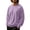 08#Light Purple, variant on Men's Solid Color Crewneck Sweatshirt Casual Thermal Long Sleeve Pullover Fall Winter Warm Fashion Tops Light Gray M