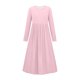 thumbnail image 4 of Cowsor Girls Maxi Dress Long Sleeve Casual Holiday Dress with Pockets, 4 of 6