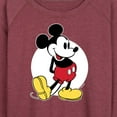 thumbnail image 3 of Mickey & Friends - Mickey Classic - Women's Lightweight French Terry Long Sleeve Shirt, 3 of 5