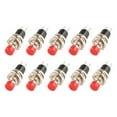 thumbnail image 6 of Beisidaer 6Pcs PBS-110 7mm Round Button Momentary Self-resetting Push Button Switch,Yellow, 6 of 7