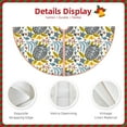 thumbnail image 4 of Daiia Sea Turtle Drawing Merry Christmas Tree Skirt , Xmas Large Lace-up Tree Skirt, Santa Snowflakes Rustic Home Decorations New Year Party Farmhouse Decor-48", 4 of 7