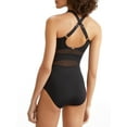 thumbnail image 2 of Anne Cole Signature Womens Meshing Around High-Neck One-Piece Style-23MO03601 Swimsuit, 2 of 2