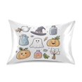 thumbnail image 7 of Yayeee Pillowcase Standard Size Set of 2 Satin Wrinkle Resistant Pillow Case, Blue Magical Halloween, 7 of 7