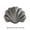 Gray, variant on Seashell Throw Pillow Soft Velvet Cushion, Shell Shape Decorative Accent Pillow for Sofa, Bed, Living Room, Coastal Home Decor, Plush Cotton Filled Cushion