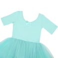 thumbnail image 7 of iiniim Toddler Girls Tutu Dress Ballet Dance Leotard Short Sleeves Tulle Dress Gymnastics Bodysuit, 7 of 7