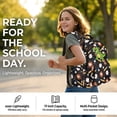 thumbnail image 6 of DISNIMO Baseball Dinosaur Print Multi Compartment Backpack for Kids, Breathable Padded Adjustable Straps, Lightweight School Bag for Elementary & Middle School Students Daily Use, 6 of 7