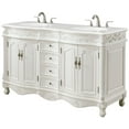 thumbnail image 5 of Elegant Lighting VF-1049TK-VW Windsor 60" Free Standing Double Basin Vanity Set - Wood, 5 of 7