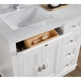 thumbnail image 6 of Legion Furniture WS2516-36-W 36 in. White Finish Solid Wood Sink Vanity, 1 in. Artificial Stone Top, 6 of 10