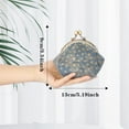 thumbnail image 2 of Five-Pointed Star Coin Purse Denim Change Pouch Wallets Buckle with Kisslock Clasp Coin Holder Clutch Handbags for Women Ladies, 2 of 6