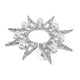 thumbnail image 5 of 1pc Joyería de moda Sol Forma de flor Perla Cristal Pendientes de botón Pendientes Plata, 5 of 6
