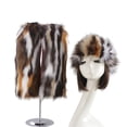 thumbnail image 2 of Airle 1 Ensemble Bonnet Chaussette Protection contre le Froid Extensible Doux Non-Rétrécissant Résistant aux Déchirures Garde au Chaud Fibres Acryliques Fausse Fourrure Haut Vide Kit de Chaussettes pour l'Hiver, 2 of 8