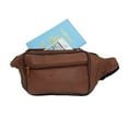 thumbnail image 5 of Genuine Leather Waist Fanny Pack Belt Bag Pouch Travel Hip Purse Men Women, 5 of 10