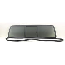 Rear Sliding Window Glass 3 Panel Manual Back Slider (Gasket Included) Compatible with Ford Ranger Pickup / Mazda B2300 B3000 B4000 1983-1997 2-Door Standard Cab Models