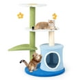 thumbnail image 1 of Costway 4-Tier Modern Cat Tree Tower Kitten Activity Center with Sisal Scratching Post, 1 of 10