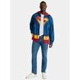 thumbnail image 3 of Superman, Men's & Big Men's Halloween Cosplay Hoodie, Sizes S-3XL, 3 of 5
