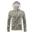 thumbnail image 5 of Fewfanhot Mens Sweatshirts Hunting Shirts with Mask Long Sleeve Camo Fishing Hoodie, 5 of 9
