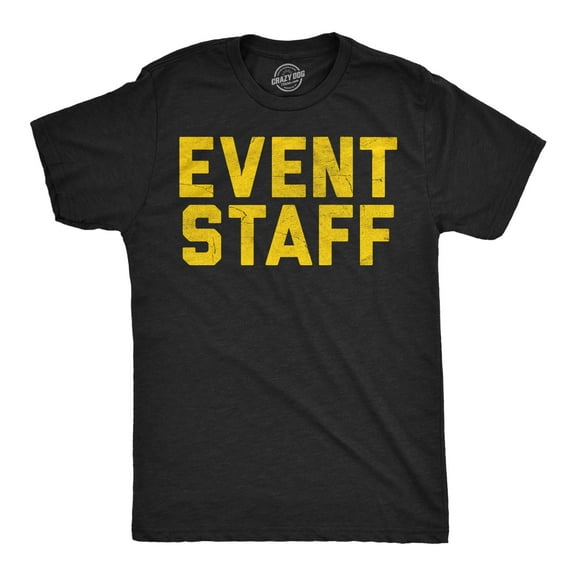 Mens Funny T Shirts Event Staff Sarcastic Venue Graphic Novelty Tee for Men Graphic Tees