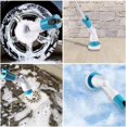 thumbnail image 5 of Zmoon Electric Spin Scrubber Cordless Power Cleaning Brush with 7 Replacement Brush Heads, Shower Cleaning Brush with Extension Arm for Bathtun Grout Floor Tile, 5 of 8