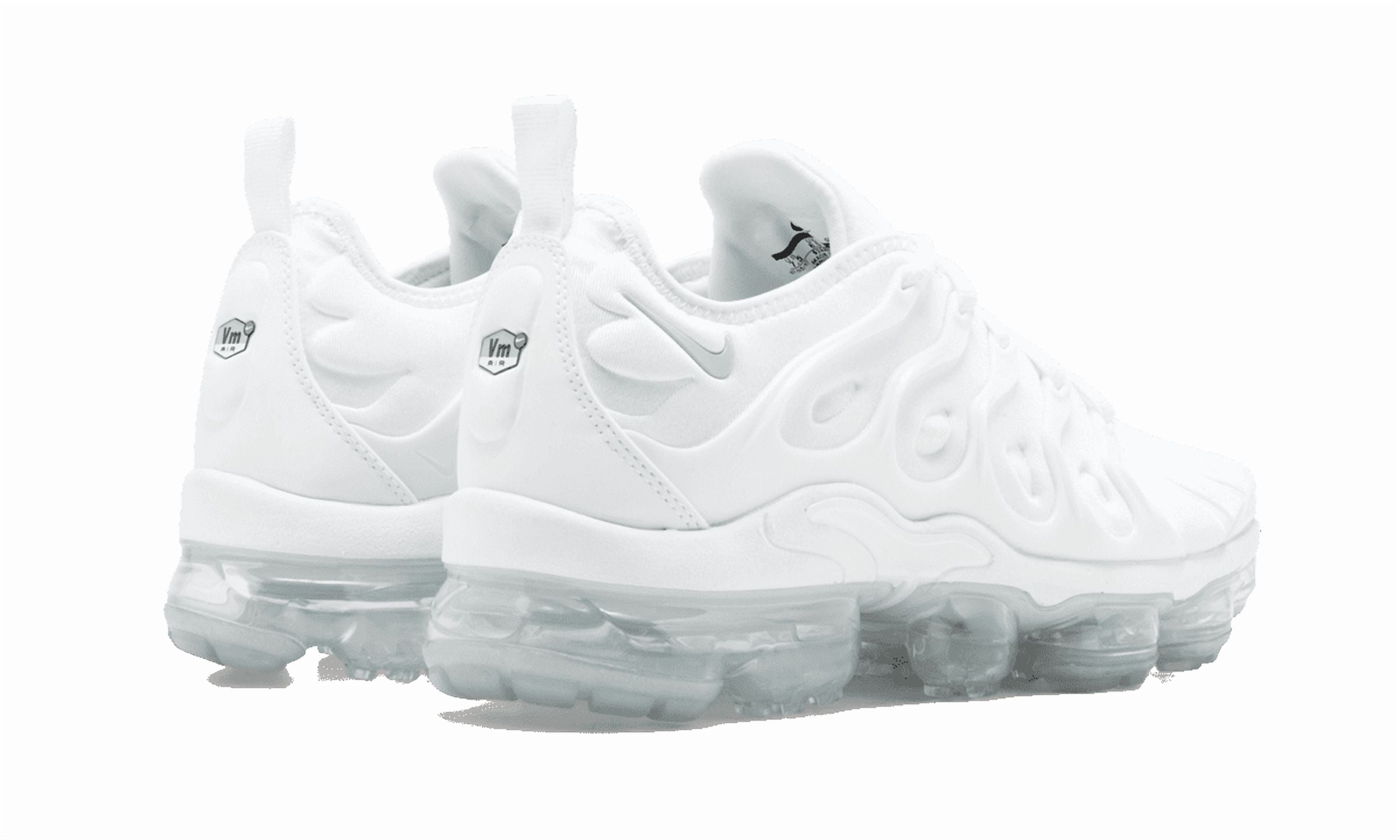 NIKE MENS Air Vapormax Plus "Triple White" 924453 100 from Stadium Goods