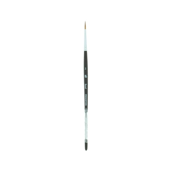 Princeton Brush Elite Synthetic Kolinsky Sable Watercolor Brush, Round, 2