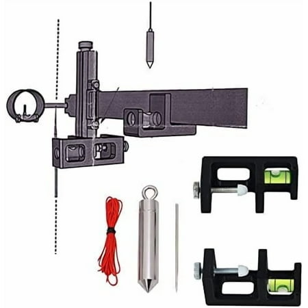 Archery 3rd Axis Bow Sight Level Adjustment Tuning Leveler Target Mounting Leveling Tool Combo Kit Archery Shooting Accuracy Calibrator Precision Bubble Level for Compound Recurve Bow Sight