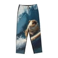 thumbnail image 4 of Daiia Surfing Guinea Pig Women's Sleep Pant with Pockets and Drawstring,Pajama Pants-X-Large, 4 of 9