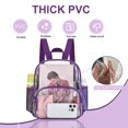 thumbnail image 4 of Mochila transparente Busiuw para eventos en estadios, 30 x 30 x 15 cm, color morado, 4 of 6