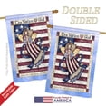 thumbnail image 2 of Breeze Decor H111074-BO One Nation Under God Americana Patriotic Impressions Decorative Vertical 28" x 40" Double Sided House Flag, 2 of 2
