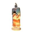 thumbnail image 3 of Christmas Flameless Candles With Santa Snowman Decals Battery Operated Christmas Lights Wire Christmas Net Lights Large Christmas Light Bulbs Rope Christmas Lights And Mini Clear String Lights, 3 of 3