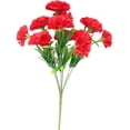 thumbnail image 3 of 11Head Carnation Artificial Flowers Plastic Fake Plants Home Party Wedding Decor, 3 of 7