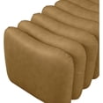 thumbnail image 5 of Meridian Furniture Atticus Brown Vegan Leather Bench, 5 of 8