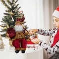 thumbnail image 2 of PEIBang Christmas Standing Santa Claus Figure,Christmas Tabletop Decorations,Santa Claus Doll for Home Office Party Decorations, 2 of 5