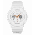 thumbnail image 1 of Casio Reloj G-Shock Analógico-digital de Resina de Base Biológica con Esfera Blanca de Cuarzo GMA-S120SA-7A1 para Mujer con Correa de 200 M, 1 of 1
