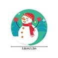 thumbnail image 3 of HCTSHG 500 Pcs Xmas Holiday Stickers Roll, Self-Adhesive Merry Christmas Stickers for Envelopes Cards Gifts Bags, Party Decorations, Variety of Designs, 3 of 4