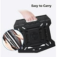 thumbnail image 5 of Rotatable Laptop Stand for 10-17" Laptops,Qzgyoool Adjustable Height Laptop Riser for Desk, Portable Computer Stands Swivel Laptop Support with Phone Stand, Notebook Mount Holder Macbook Air Pro Lift, 5 of 9