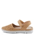 thumbnail image 4 of Patrizia Women's RISSA Ankle Strap Perforated Flat Sandals Beige EU 42 / US 10.5 - 11, 4 of 5